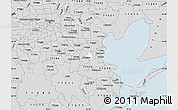 Silver Style Map of ZIP code 77058