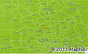 Physical 3D Map of ZIP code 77066