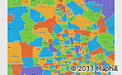 Political Map of ZIP code 77066