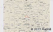 Shaded Relief Map of ZIP code 77066