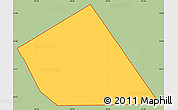 Savanna Style Simple Map of ZIP code 77066, cropped outside