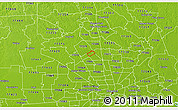 Physical 3D Map of ZIP code 77068