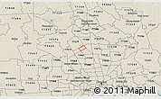 Shaded Relief 3D Map of ZIP code 77068