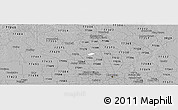 Gray Panoramic Map of ZIP code 77068
