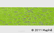 Physical Panoramic Map of ZIP code 77068
