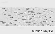 Silver Style Panoramic Map of ZIP code 77068