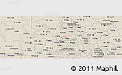 Classic Style Panoramic Map of ZIP code 77069