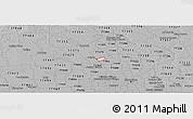 Gray Panoramic Map of ZIP code 77069