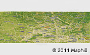Satellite Panoramic Map of ZIP code 77069