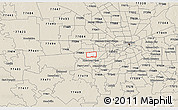 Classic Style 3D Map of ZIP code 77072