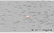 Gray 3D Map of ZIP code 77072