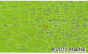Physical 3D Map of ZIP code 77072