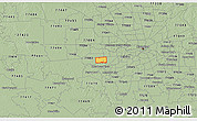 Savanna Style 3D Map of ZIP code 77072