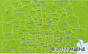 Physical 3D Map of ZIP code 77076
