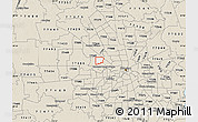 Classic Style Map of ZIP code 77080
