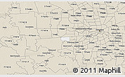 Classic Style 3D Map of ZIP code 77083