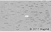 Gray 3D Map of ZIP code 77083