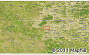 Satellite 3D Map of ZIP code 77083