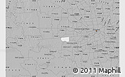 Gray Map of ZIP code 77083