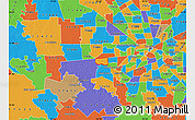 Political Map of ZIP code 77083