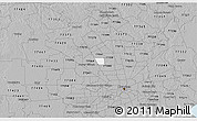 Gray 3D Map of ZIP code 77086