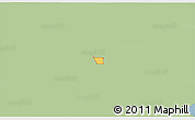 Savanna Style 3D Map of ZIP code 77086, single color outside