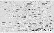 Silver Style 3D Map of ZIP code 77086