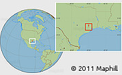 Savanna Style Location Map of ZIP code 77086