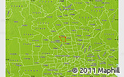 Physical Map of ZIP code 77086