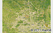 Satellite Map of ZIP code 77086
