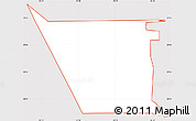Classic Style Simple Map of ZIP code 77086, cropped outside