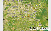Satellite Map of ZIP code 77089