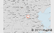 Silver Style Map of ZIP code 77089
