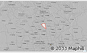 Gray 3D Map of ZIP code 77090