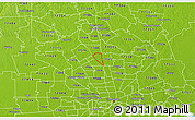 Physical 3D Map of ZIP code 77090
