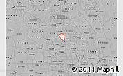 Gray Map of ZIP code 77090