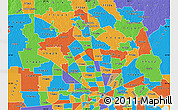 Political Map of ZIP code 77090