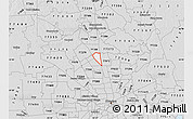 Silver Style Map of ZIP code 77090