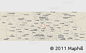 Classic Style Panoramic Map of ZIP code 77090