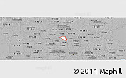 Gray Panoramic Map of ZIP code 77090