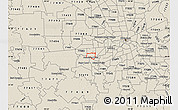 Shaded Relief Map of ZIP code 77099