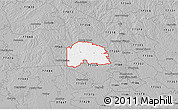 Gray 3D Map of ZIP code 77316