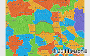 Political Map of ZIP code 77316