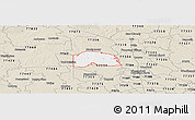 Classic Style Panoramic Map of ZIP code 77316