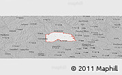 Gray Panoramic Map of ZIP code 77316