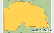 Savanna Style Simple Map of ZIP code 77316, cropped outside