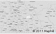 Silver Style 3D Map of ZIP code 77339