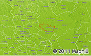Physical 3D Map of ZIP code 77372