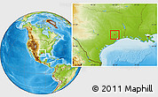 Physical Location Map of ZIP code 77372