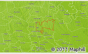 Physical 3D Map of ZIP code 77378